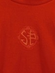 Vorschaubild 2 von Fleecepullover Herren Rot Gr. 52/L Polyester Logo-Print Casual Langarm