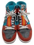 Vorschaubild 2 von SB Dunk High Sneaker Herren 44.5 Rot Türkis