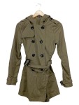 Vorschaubild 1 von Trenchcoat Khaki Gr. 36 Kapuze Gürtel