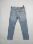 Vorschaubild 2 von 501 Herren Jeans Straight Leg W33 Hellblau Used Look Denim