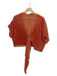 Vorschaubild 1 von Strickjacke gestreift Gr. 38 Orange Casual