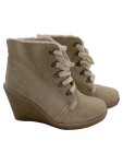Vorschaubild 1 von Stiefelette Schnürstiefelette Gr. 38 beige gefüttert