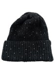 Vorschaubild 1 von Strickmütze Pailletten Schwarz Damen