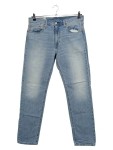 Vorschaubild 1 von 501 Herren Jeans Straight Leg W33 Hellblau Used Look Denim
