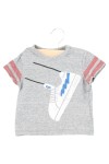 Vorschaubild 1 von T-Shirt Kinder Gr. 68 Grau Casual Sportlich Grafisch Logo-Print