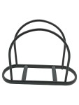 Vorschaubild 1 von Serviettenhalter Metall Schwarz Oval Modern 15x12cm