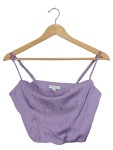 Vorschaubild 1 von Bustier Lila Satin Träger Größe 36