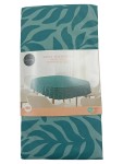 Vorschaubild 1 von Home Creation Vinyl Tischdecke 130x180 cm Blatt Muster Petrol Wasserabweisend