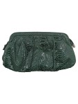 Vorschaubild 1 von Clutch Schlangenoptik grün Damen