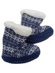 Vorschaubild 1 von Hausschuhe Hüttenschuhe Gr. 20 Blau Weiß Norwegermuster