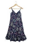 Vorschaubild 1 von Sommerkleid Paisley Dunkelblau Gr. 36