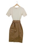 Vorschaubild 1 von Kostüm mit Rock Gr. 38 Beige Business Zweiteiler