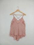 Vorschaubild 2 von Schlafanzug Set Spitze Rosa Gr. 36