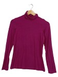 Vorschaubild 1 von Pullover Rollkragen Damen Gr. 38 M Rot Basic Viskose