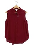 Vorschaubild 1 von Hemdbluse Bordeaux Elegant Chiffon Gr. 36