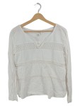 Vorschaubild 1 von Bluse Weiß Spitze Größe 38 Damen