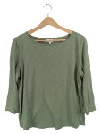 Vorschaubild 1 von Langarmshirt Damen Gr. 38 Grün Meliert