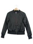 Vorschaubild 1 von Bomberjacke Schwarz Gr. 170 Steppung Reißverschluss