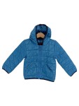 Vorschaubild 1 von Steppjacke Gr. 92 blau Kapuze Outdoor