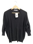 Vorschaubild 1 von Pullover V-Ausschnitt Schwarz Gr. 36