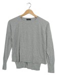 Vorschaubild 1 von Pullover Grau Langarm Rundhals Gr. 36 Basic