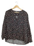 Vorschaubild 1 von Bluse Tupfenmuster Schwarz Braun Weiß Gr. 38
