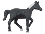 Vorschaubild 1 von Spielfigur Pferd schwarz weiße Mähne