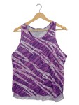 Vorschaubild 1 von Sport Top Damen Gr. 38 Lila Gestreift Laufshirt