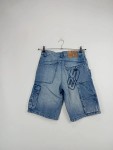 Vorschaubild 2 von Cargo Shorts Herren Blau Gr. W36/46/S Baumwolle Uni Praktisch
