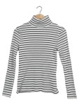 Vorschaubild 1 von Damen Pullover Rollkragen Streifen Gr. 36