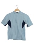 Vorschaubild 1 von Sport Shirt Gr. 38 Blau Reißverschluss Damen