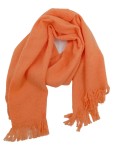 Vorschaubild 1 von Schal Orange Fransen Damen 180x50cm