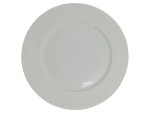 Vorschaubild 1 von Essteller weiß geriffelt 27cm Kunststoff