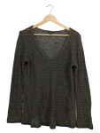 Vorschaubild 1 von Pullover Gr. 56 Meliert V-Ausschnitt Langarm Strickpullover