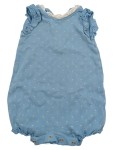Vorschaubild 1 von Baby Body Gr. 74 Blau Blumenmuster Rüschen