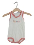 Vorschaubild 1 von Baby Body Gr. 62 ärmellos weiß rot gestreift