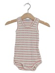 Vorschaubild 1 von Baby Body ärmellos Gr. 67 weiß rot gestreift