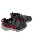 Vorschaubild 1 von Sneaker Low Klettverschluss Gr. 31 Grau Rot