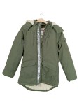 Vorschaubild 1 von Parka Kinder Oliv Gr. 164 Polyester Uni Outdoor