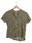 Vorschaubild 1 von Bluse Blumenmuster Kurzarm Gr. 34
