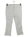 Vorschaubild 1 von Flare Jeans Weiß Größe 38 Ausgefranster Saum
