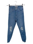 Vorschaubild 1 von Skinny Fit Jeans W26 Destroyed Look Blau Damen