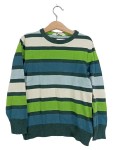 Vorschaubild 1 von Pullover Kinder 122x128 gestreift blau grün