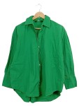 Vorschaubild 1 von Bluse Hemd Grün Oversized Langarm Damen Größe 38