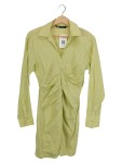 Vorschaubild 1 von Blusenkleid Hemdkleid Gr. 34 Gelb Langarm