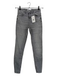 Vorschaubild 1 von Jeans Skinny Fit Gr. 36 Grau Destroyed Look