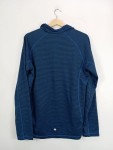 Vorschaubild 2 von Fleecepullover Herren Blau Gr. 52/XL Polyester Elasthan Gestreift