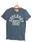 Vorschaubild 1 von T-Shirt North Shore Print Grau Herren Gr. 36