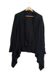 Vorschaubild 1 von Knit Strickjacke Damen Gr. 38 Schwarz Asymmetrisch