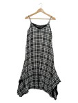 Vorschaubild 1 von Sommerkleid kariert Gr. 36 Viskose Spitze
